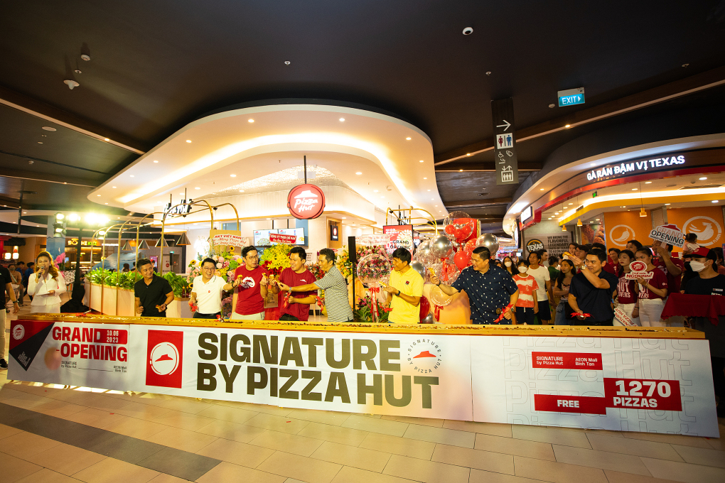 Pizza Hut ra mắt mô hình nhà hàng signature trẻ trung