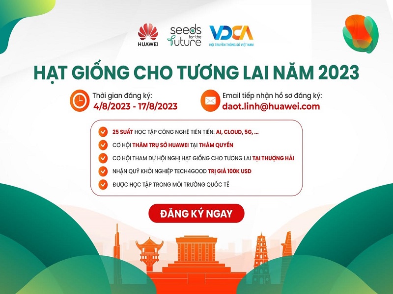 Cơ hội nhận giải thưởng khởi nghiệp trị giá 100.000 USD cho sinh viên đam mê công nghệ