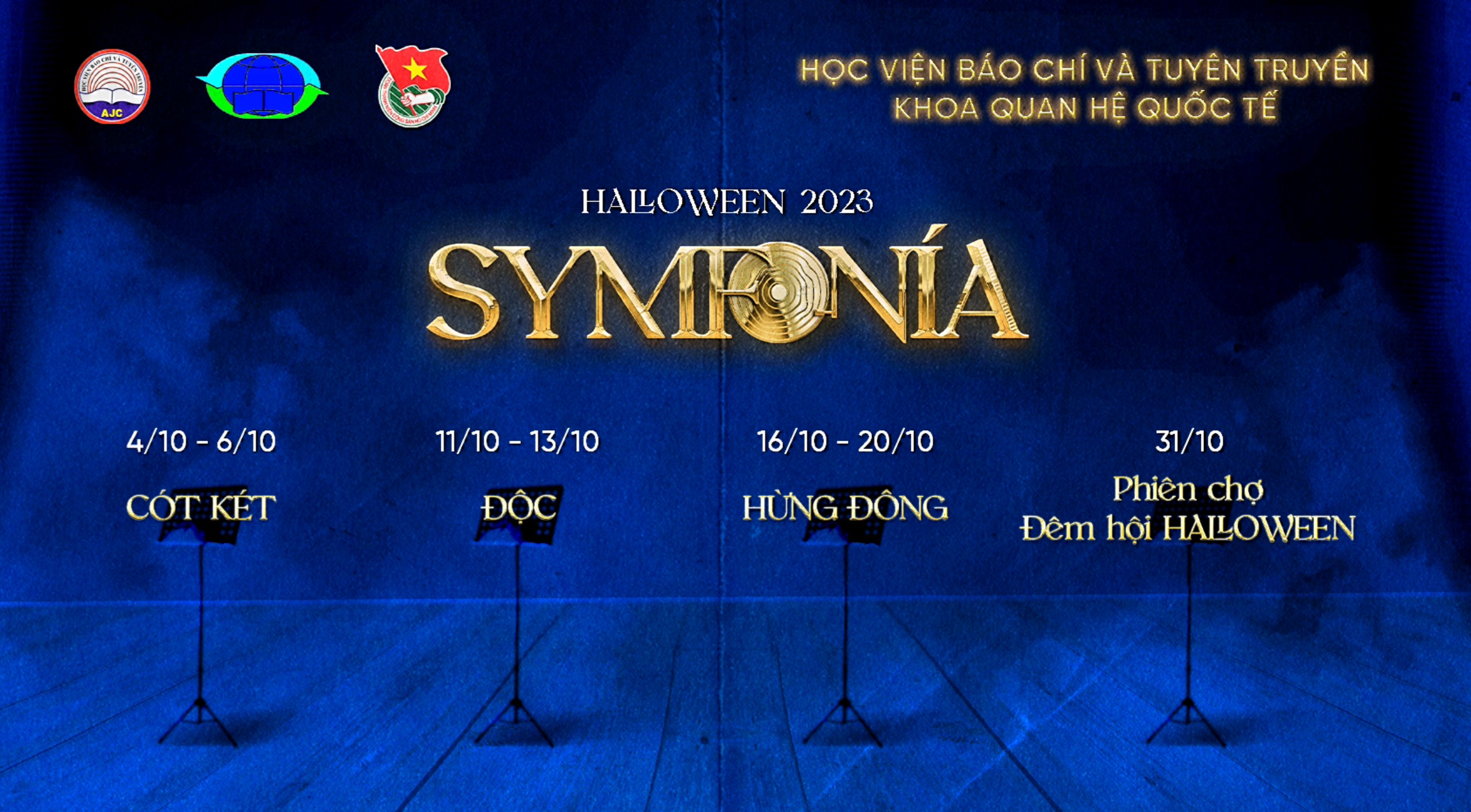 Hãy đón xem Halloween trường Báo chí sắp trở lại với chủ đề sáng tạo hấp dẫn “Symfonía”